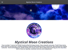 Tablet Screenshot of mysticalmooncreations.com